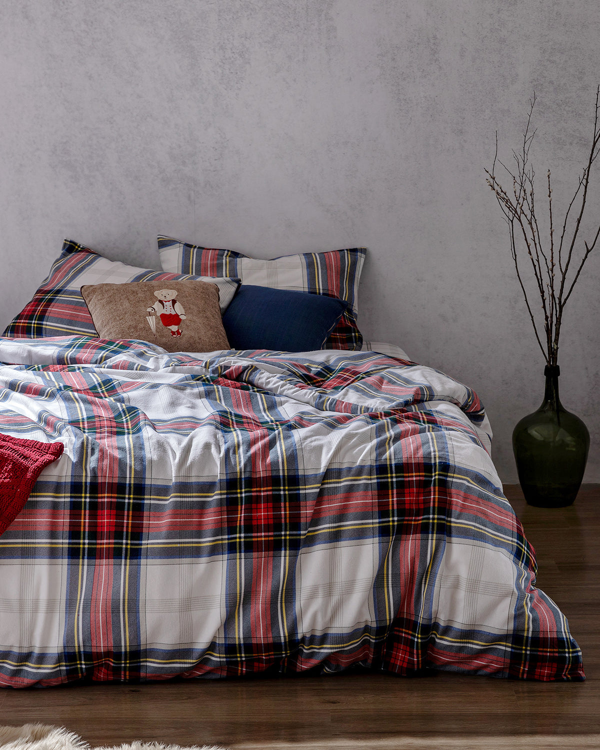 Sault Super King Flannel Duvet Cover Set - Madame Coco JO