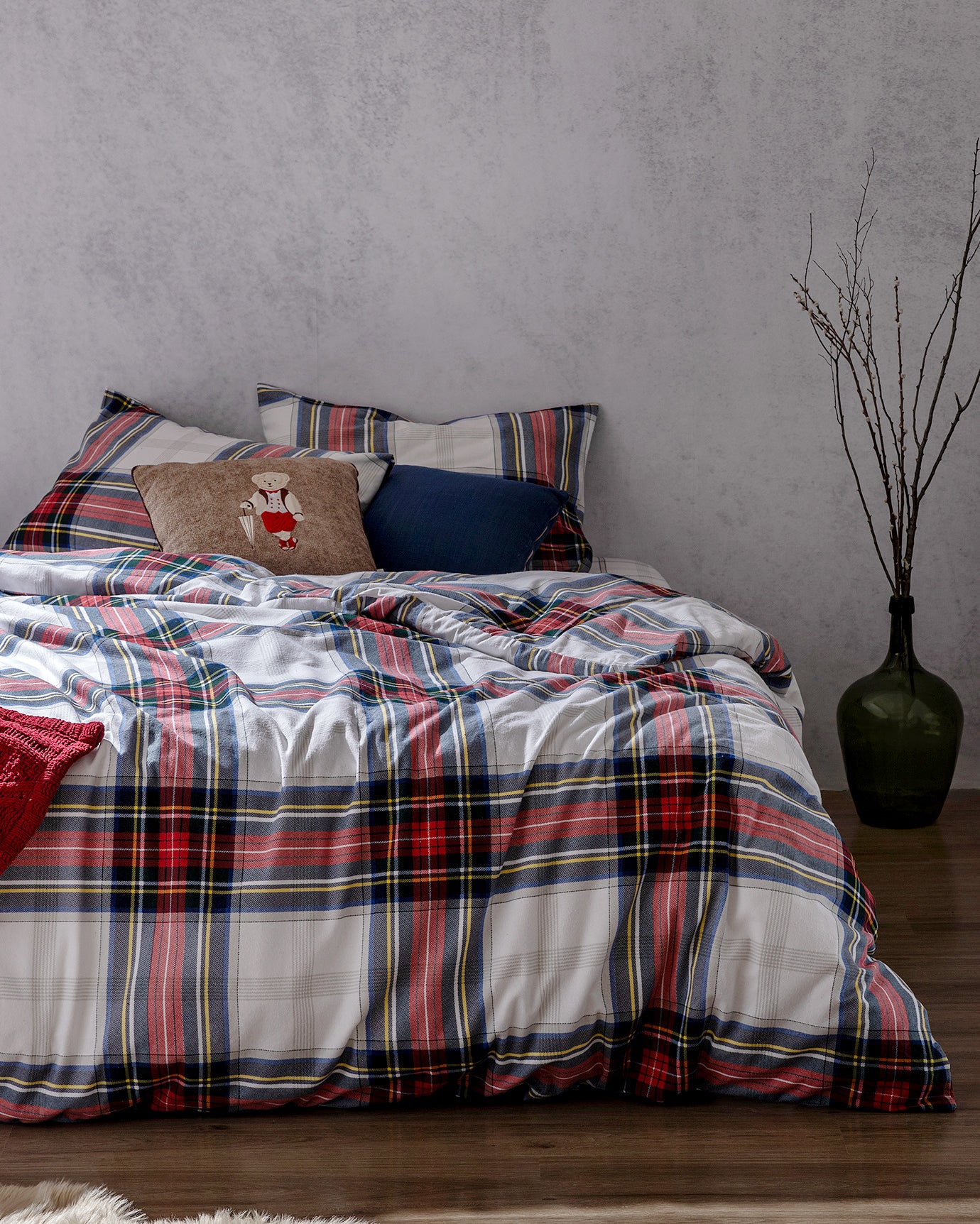 Sault Super King Flannel Duvet Cover Set - Madame Coco JO