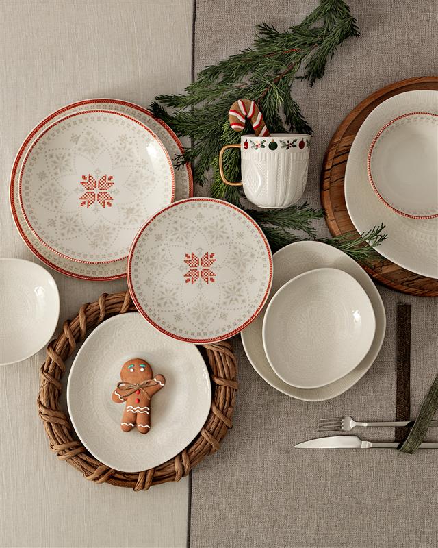 Neige Dinner Set 24 Pcs - Madame Coco JO
