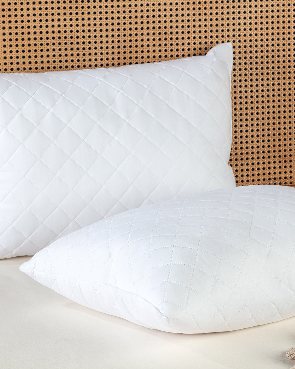 Farrant 2 Piece Quilted Ultrasonic Pillow - Madame Coco JO