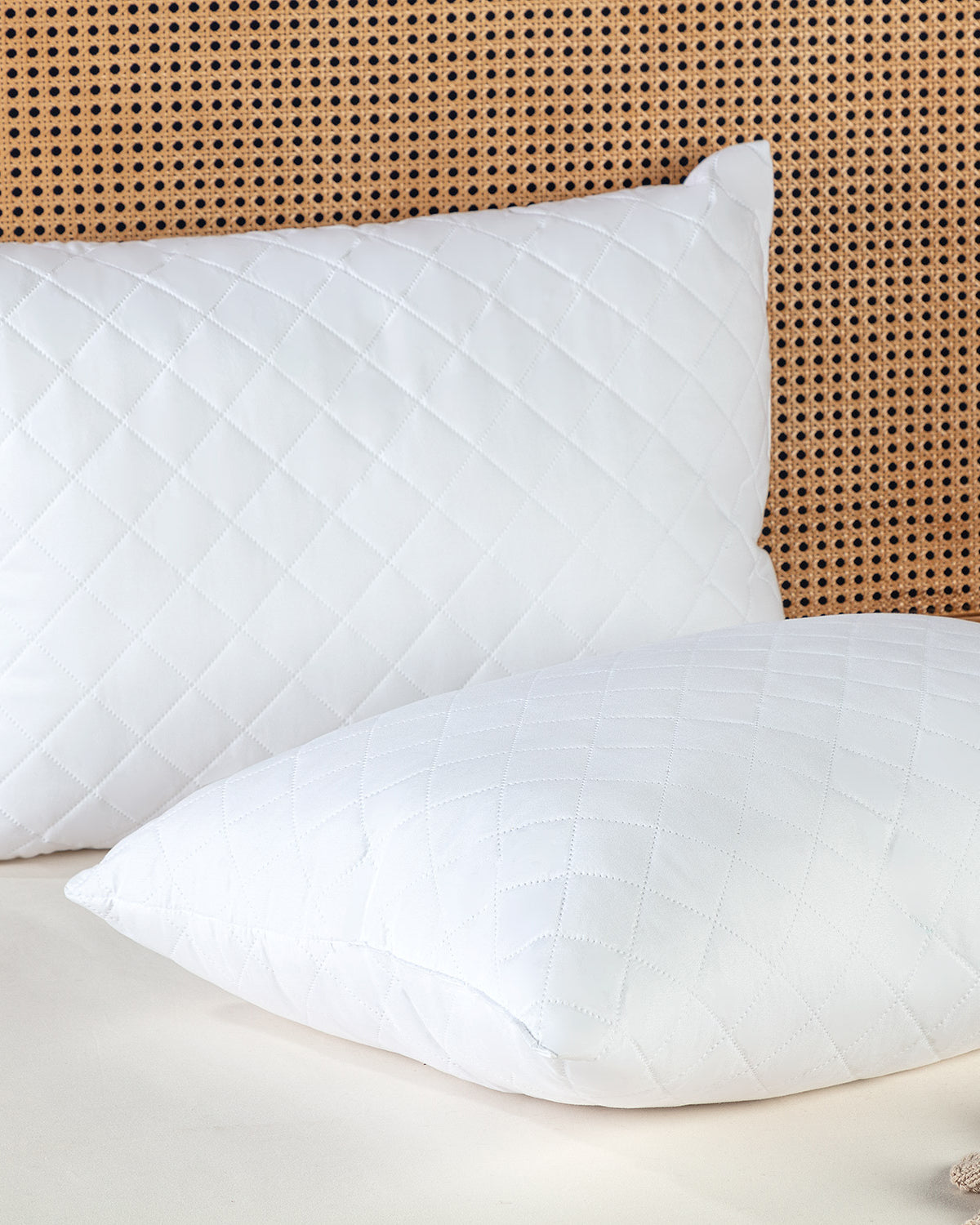 Farrant 2 Piece Quilted Ultrasonic Pillow - Madame Coco JO