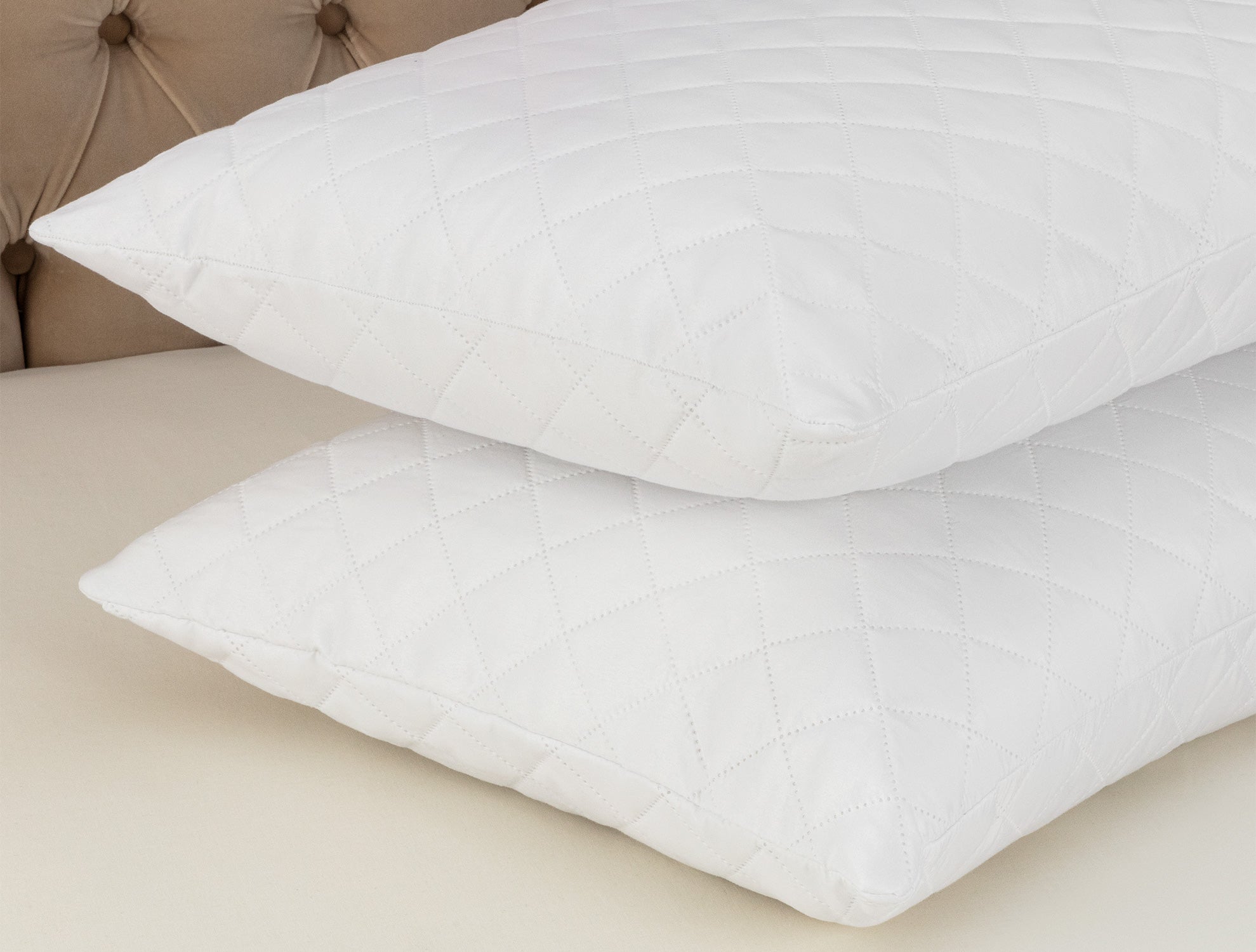 Raison 2 Quilted Pillow Protector - Madame Coco JO