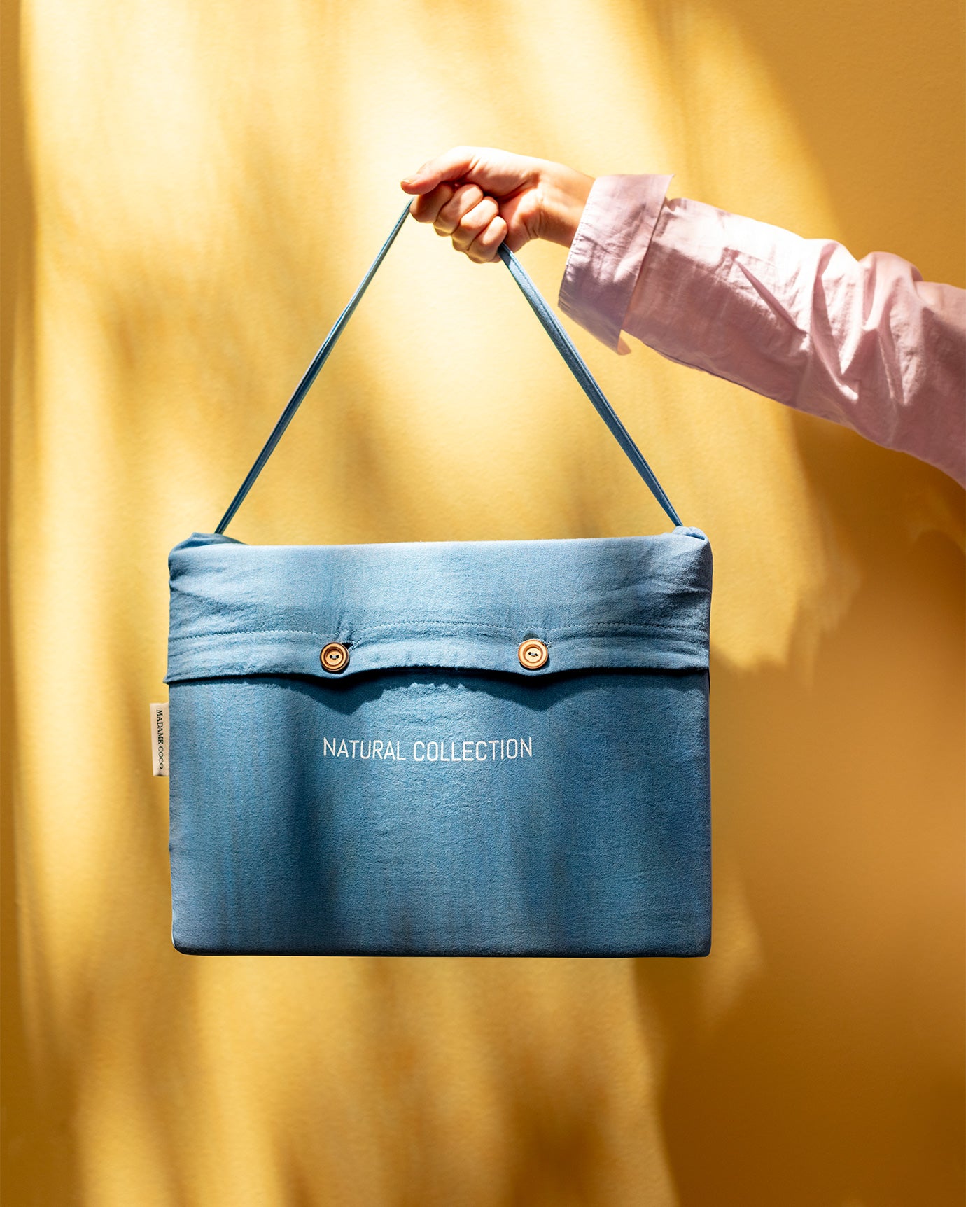 Carla Single Size Fitted Washed  Duvet Cover Set - Madame Coco JO