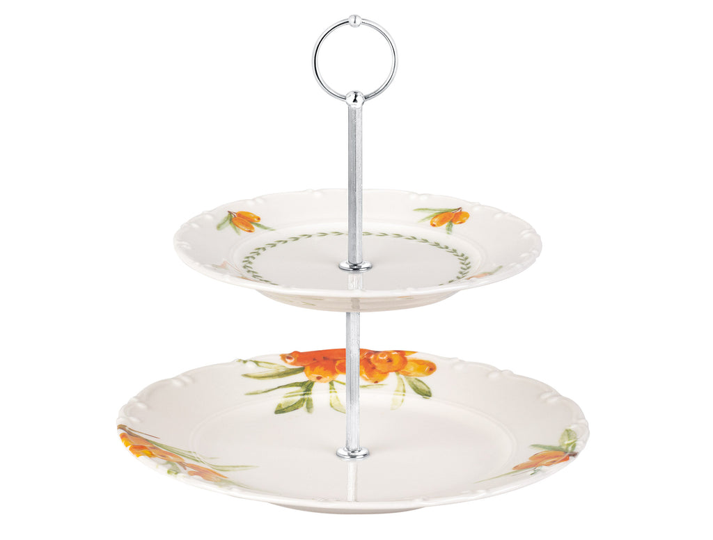Eleagnus 2 Layer Cake Stand - Madame Coco JO