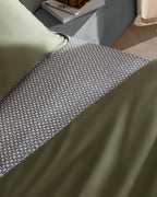 Dennie King Size Printed Satin Duvet Cover Set - Madame Coco JO