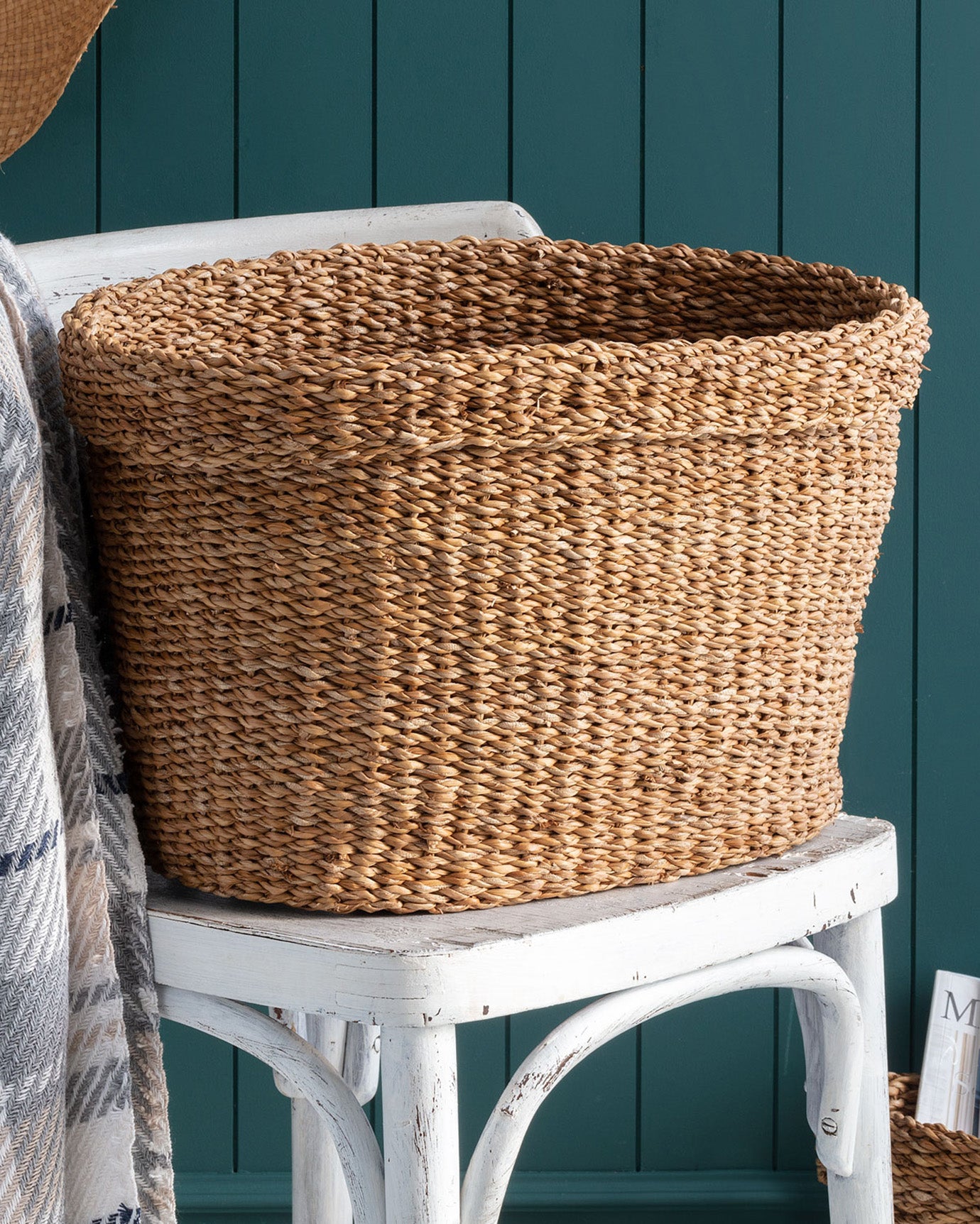 Adolie Medium Wicker Basket - Madame Coco JO