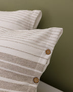 Ranya Double Size Yarn Dyed Duvet Cover Set - Madame Coco JO