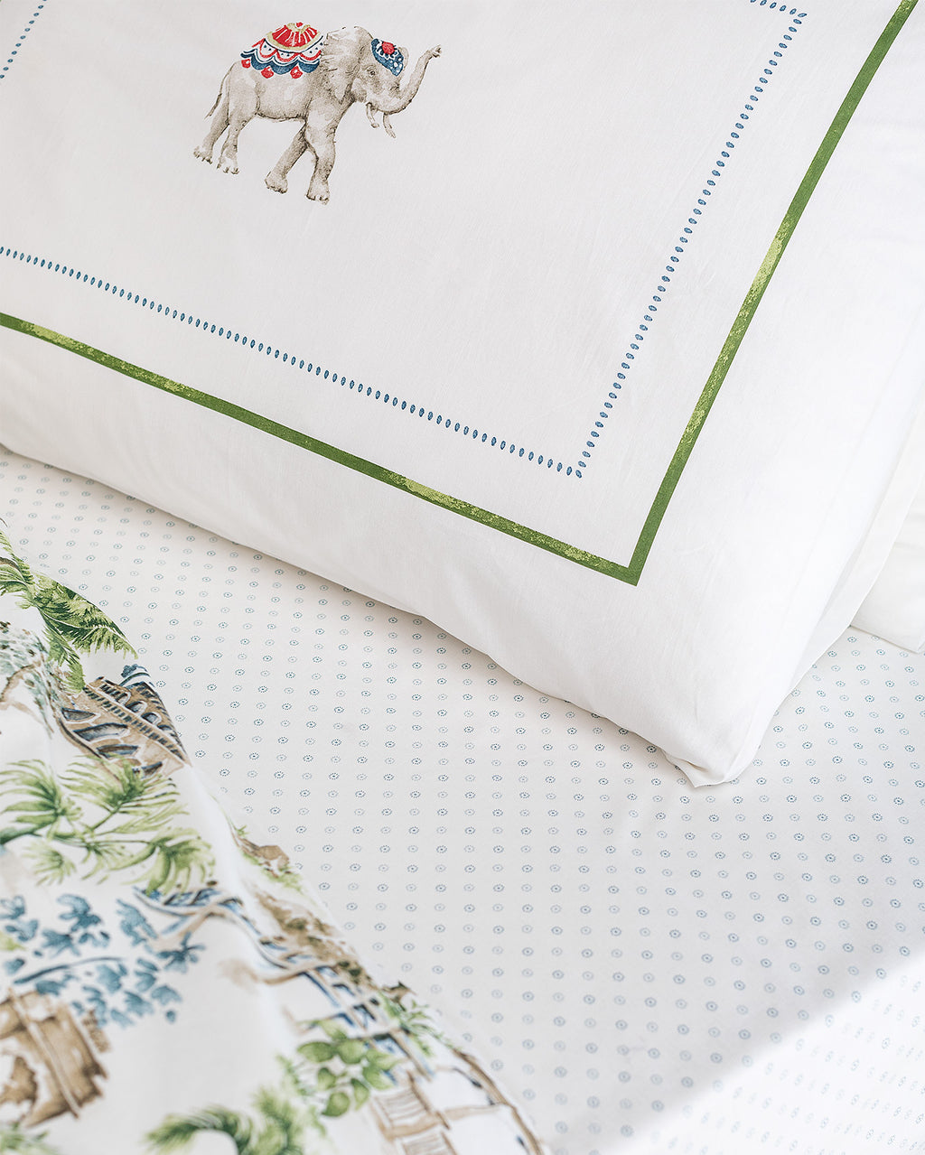 Iva Single Size  Fitted Duvet Cover Set - Ranforce Patterned - Madame Coco JO