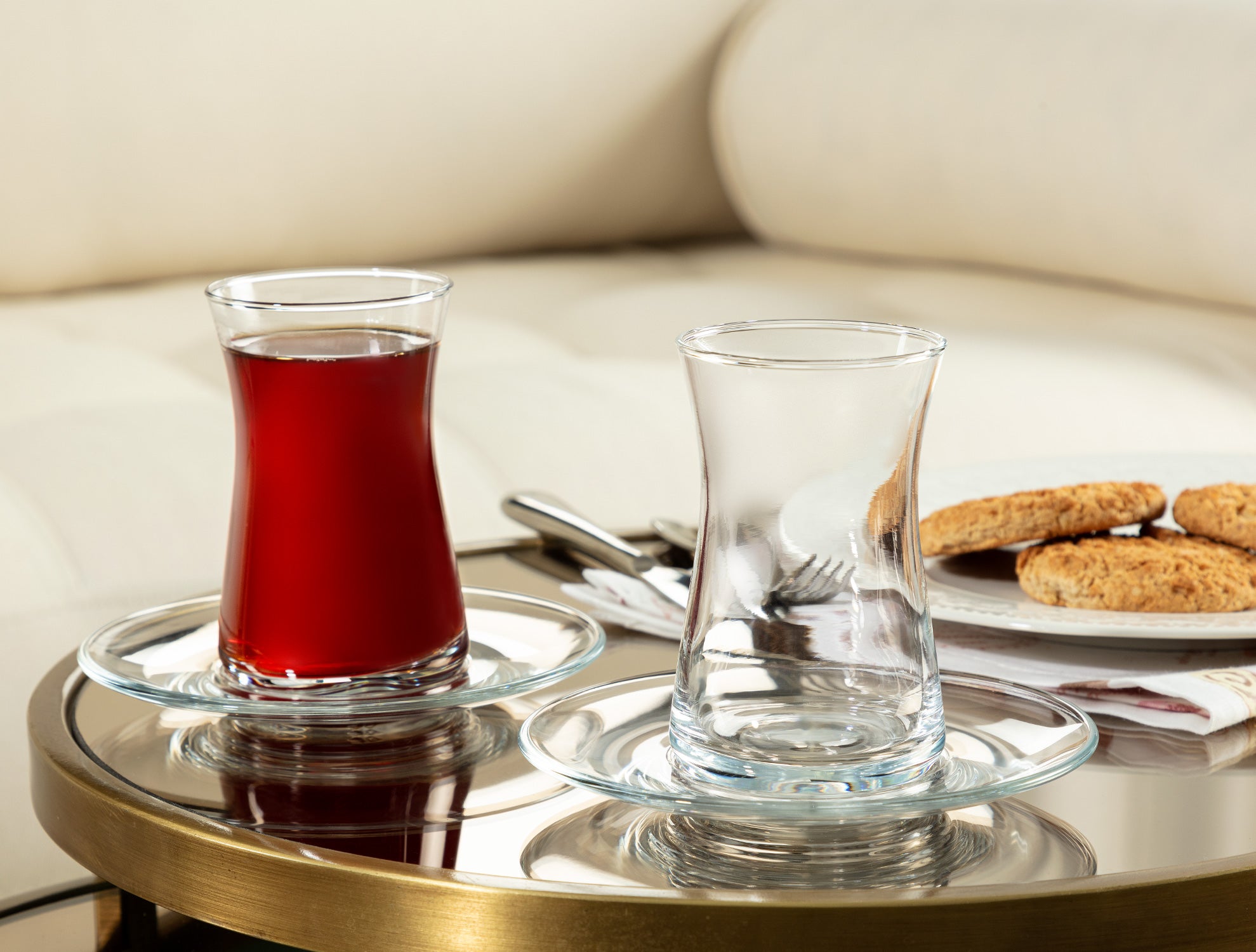 Gemma Tea Glass Set Of 12 Pcs - Madame Coco JO