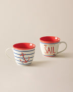 Marine Corde 2 Pcs Mug Set - Madame Coco JO