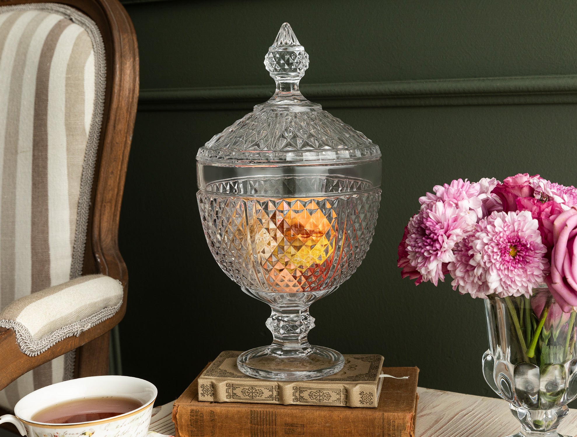 Gagnon Footed Medium Candy Bowl - Madame Coco JO