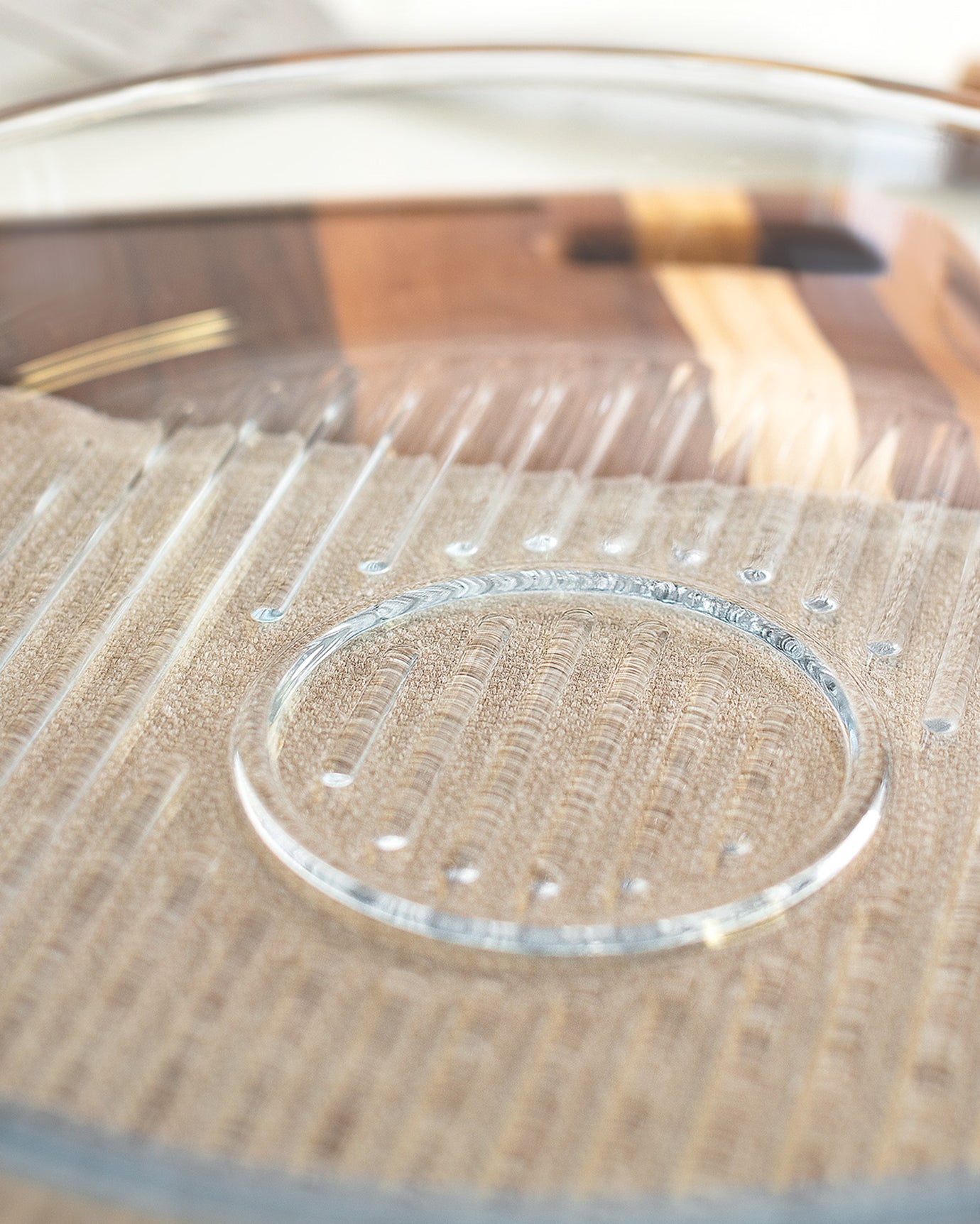 Novara Small Size Round Glass Baking Tray With Grill - Single - Madame Coco JO