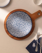 Rêve Bleu La Graine  Service Plate 25 Cm - Madame Coco JO