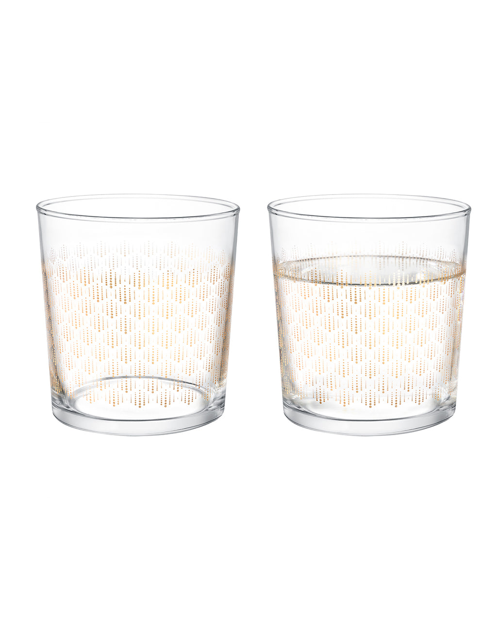 Pierretta-golden Rain 4-piece Water Glass Set - Madame Coco JO