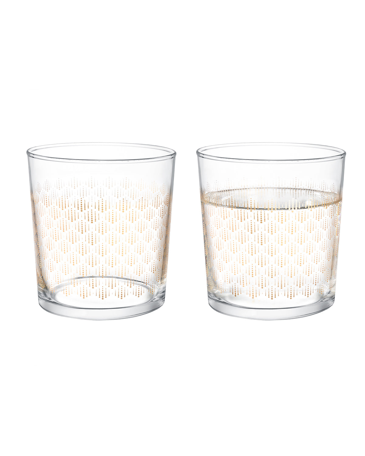 Pierretta-golden Rain 4-piece Water Glass Set - Madame Coco JO