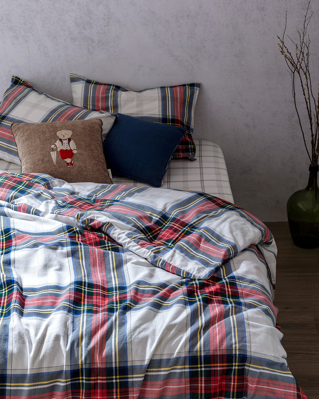 Sault Super King Flannel Duvet Cover Set - Madame Coco JO