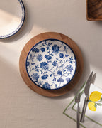 Rêve Bleu Fleur Dessert Plate 19 Cm - Madame Coco JO