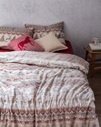 Vixien Family Size Flannel Duvet Cover Set - Madame Coco JO
