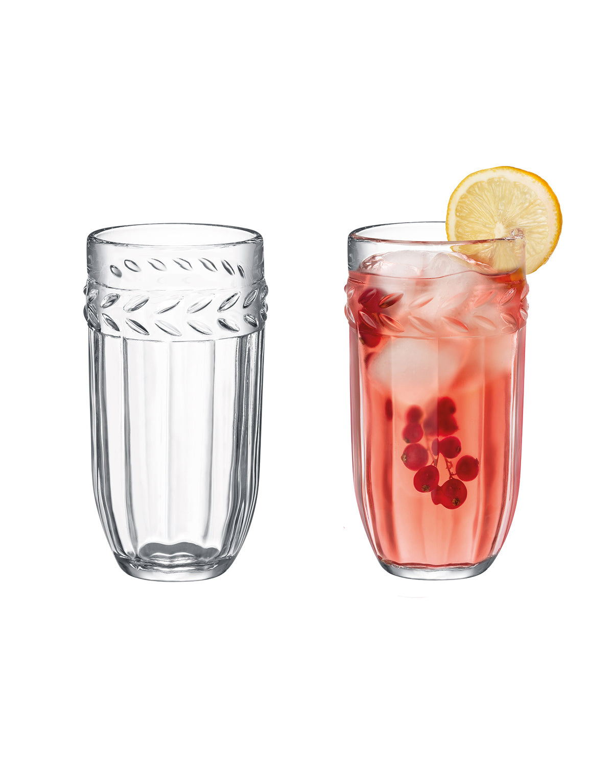 Medeline 4-piece Beverage Glass Set - Madame Coco JO