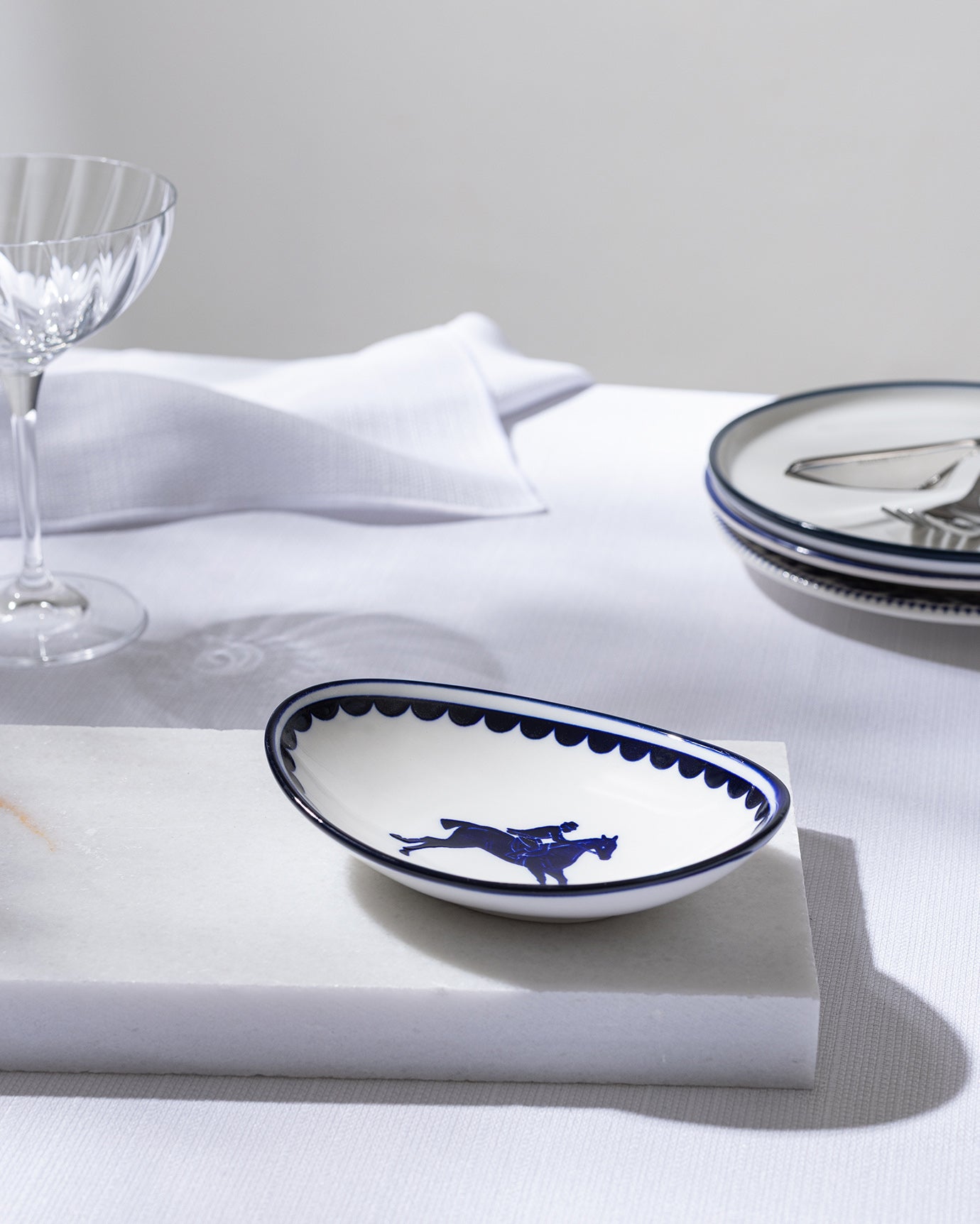 Reve Bleu Tierra Oval Plate - Madame Coco JO