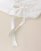 Linda King Size Duvet Cover Set - Embroidered Washed Seersucker - Madame Coco JO