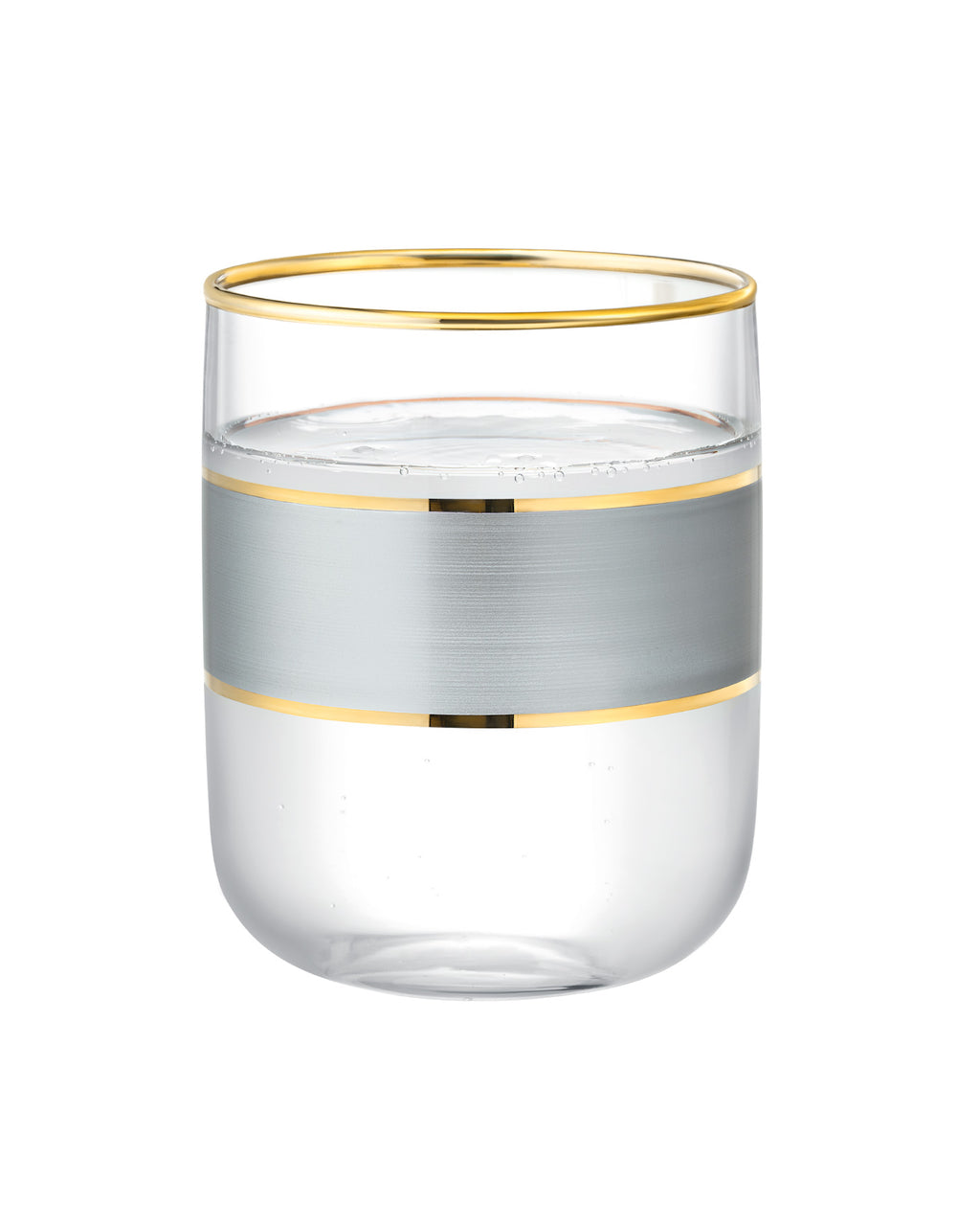 Musette - Heike Platinium 4-piece Water Glass Set - 270ml - Madame Coco JO
