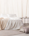 Adrien  Ribbed Duvet Cover Set - Madame Coco JO