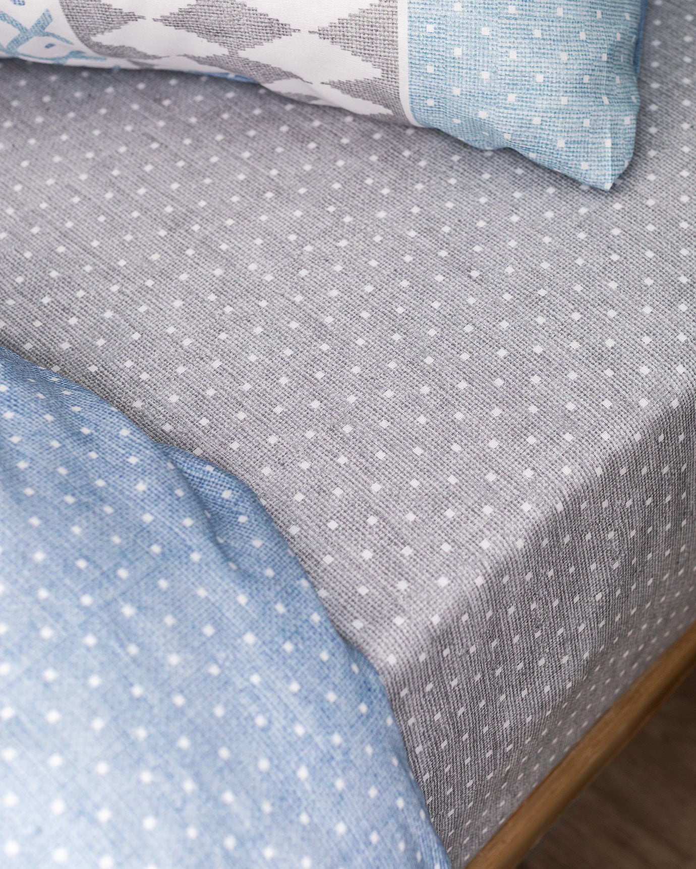 Benoit Single Size  Duvet Cover Set  - Ranforce Patterned - Madame Coco JO