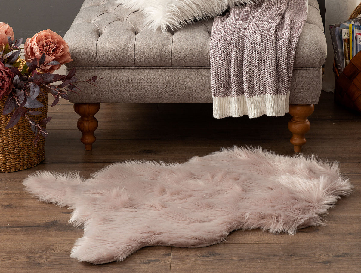 Leila Sheep Plush Rug - Madame Coco JO