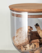 Storage Box With Wooden Lid 900ml - Madame Coco JO