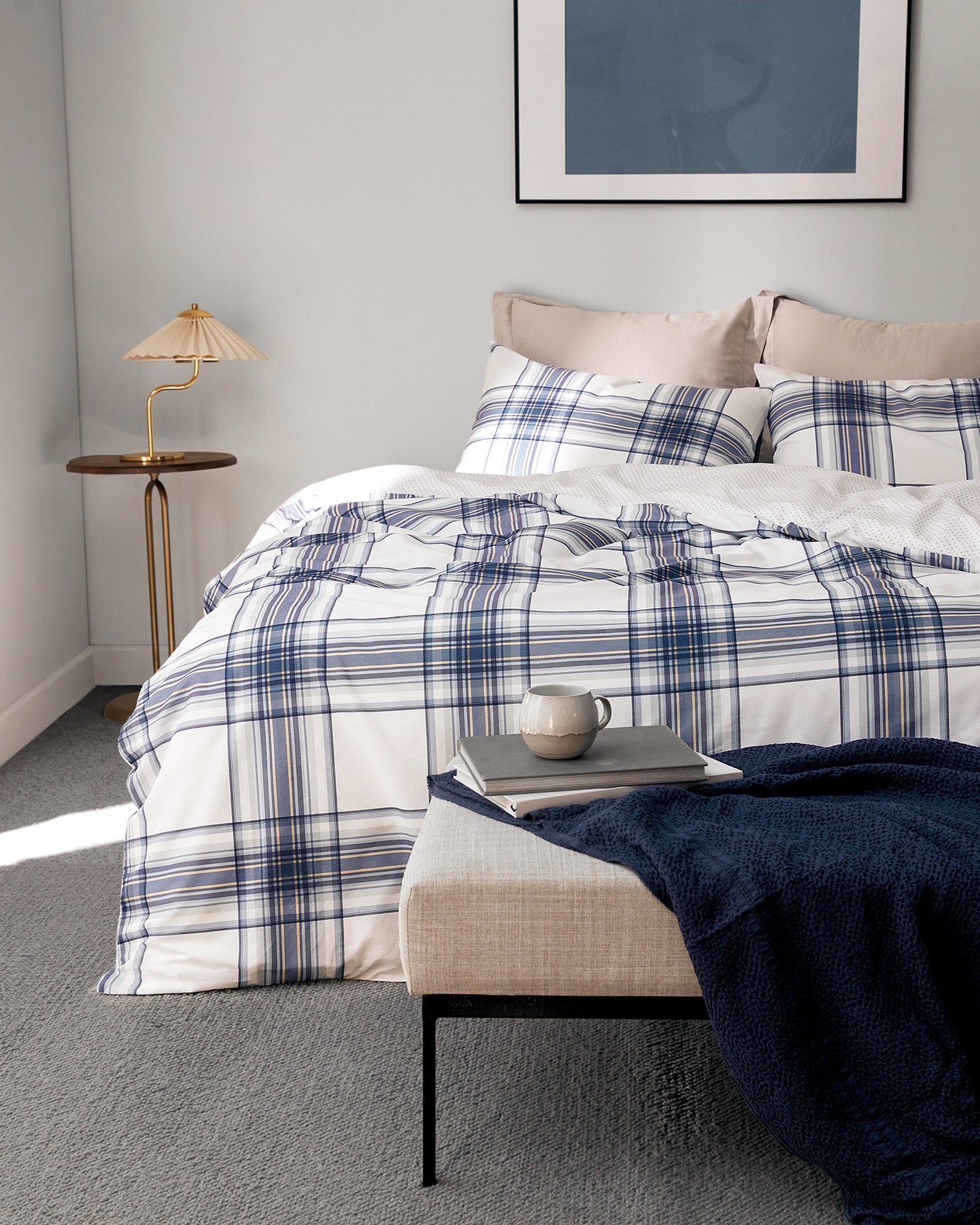 Lacene Kıng Sıze Duvet Cover Set - Ranforce Patterned - Madame Coco JO