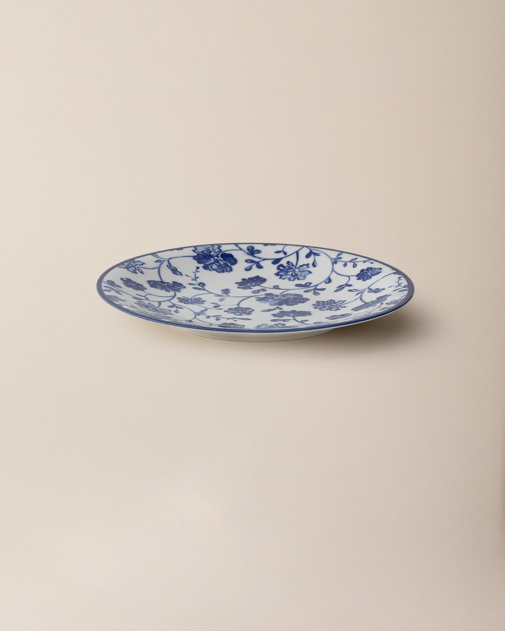 Rêve Bleu Fleur Service Plate 25 Cm - Madame Coco JO