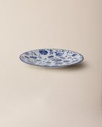 Rêve Bleu Fleur Service Plate 25 Cm - Madame Coco JO