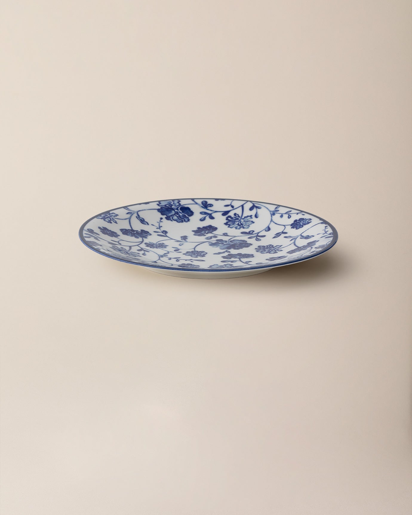 Rêve Bleu Fleur Service Plate 25 Cm - Madame Coco JO