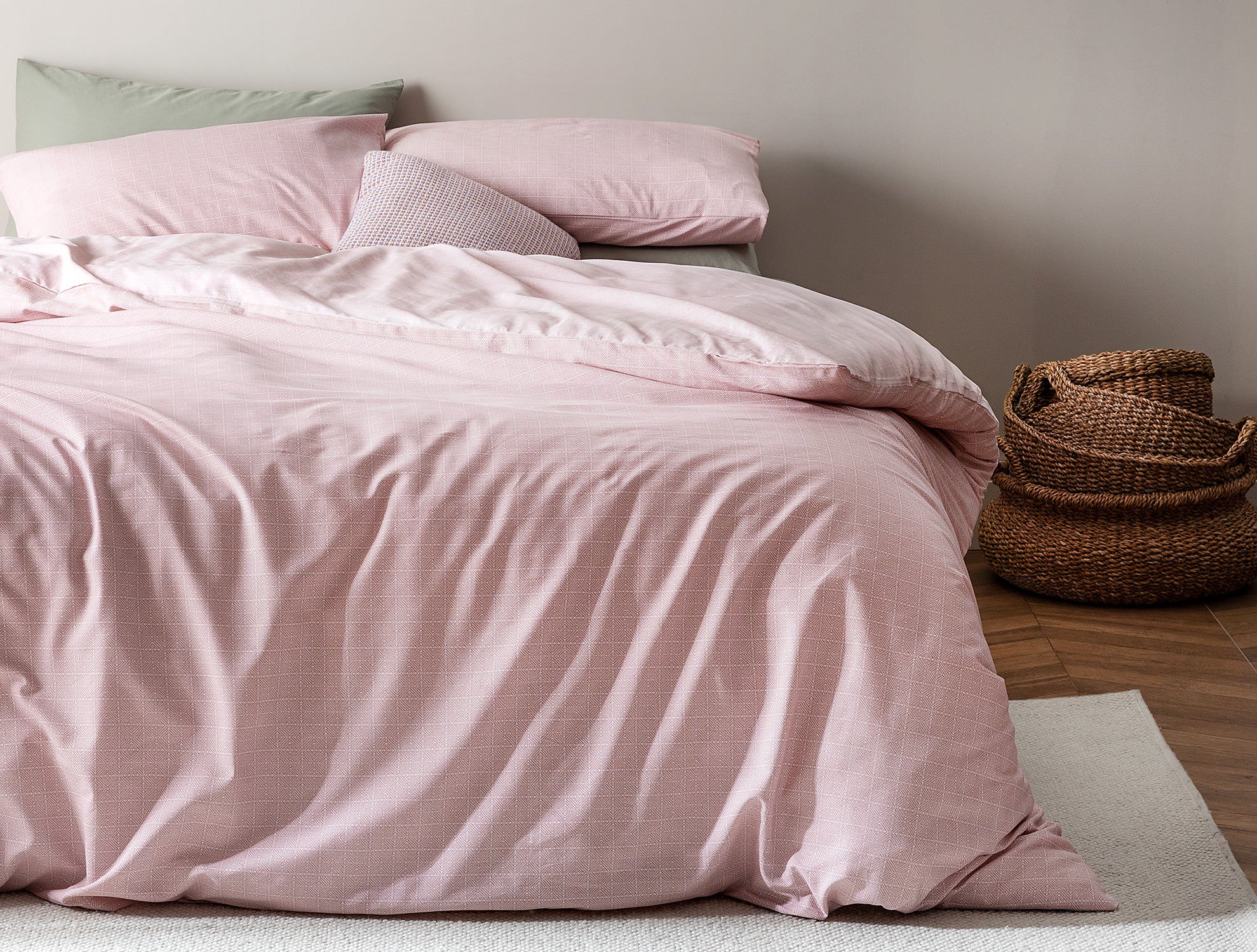 Odette Single Size Duvet Cover Set - Ranforce Patterned - Madame Coco JO