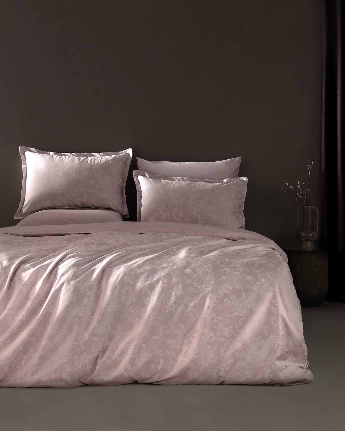 Avril Double Size Luxury Satin Duvet Cover Set - Madame Coco JO