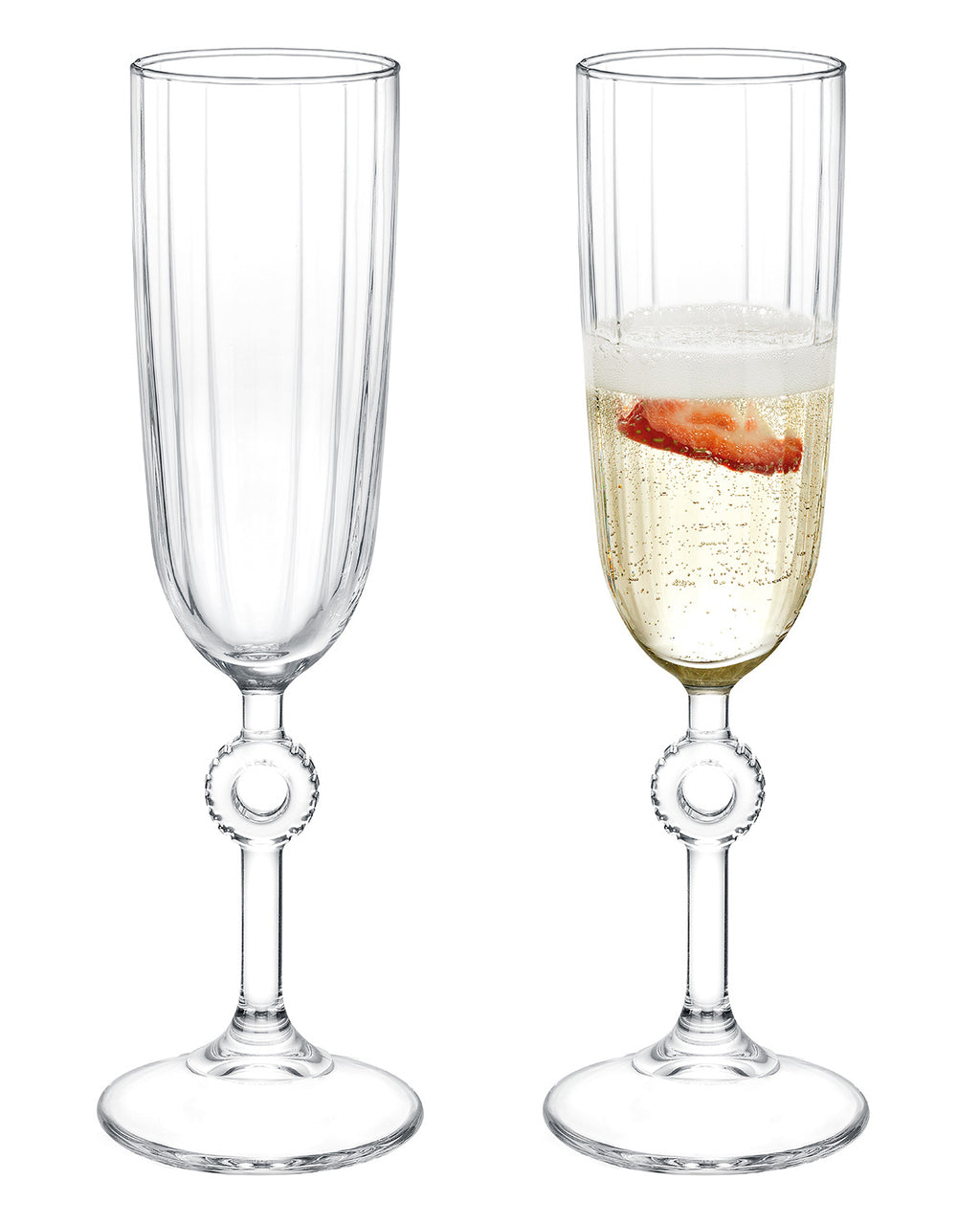 Lavinia 4-piece Champagne Glass Set - Madame Coco JO
