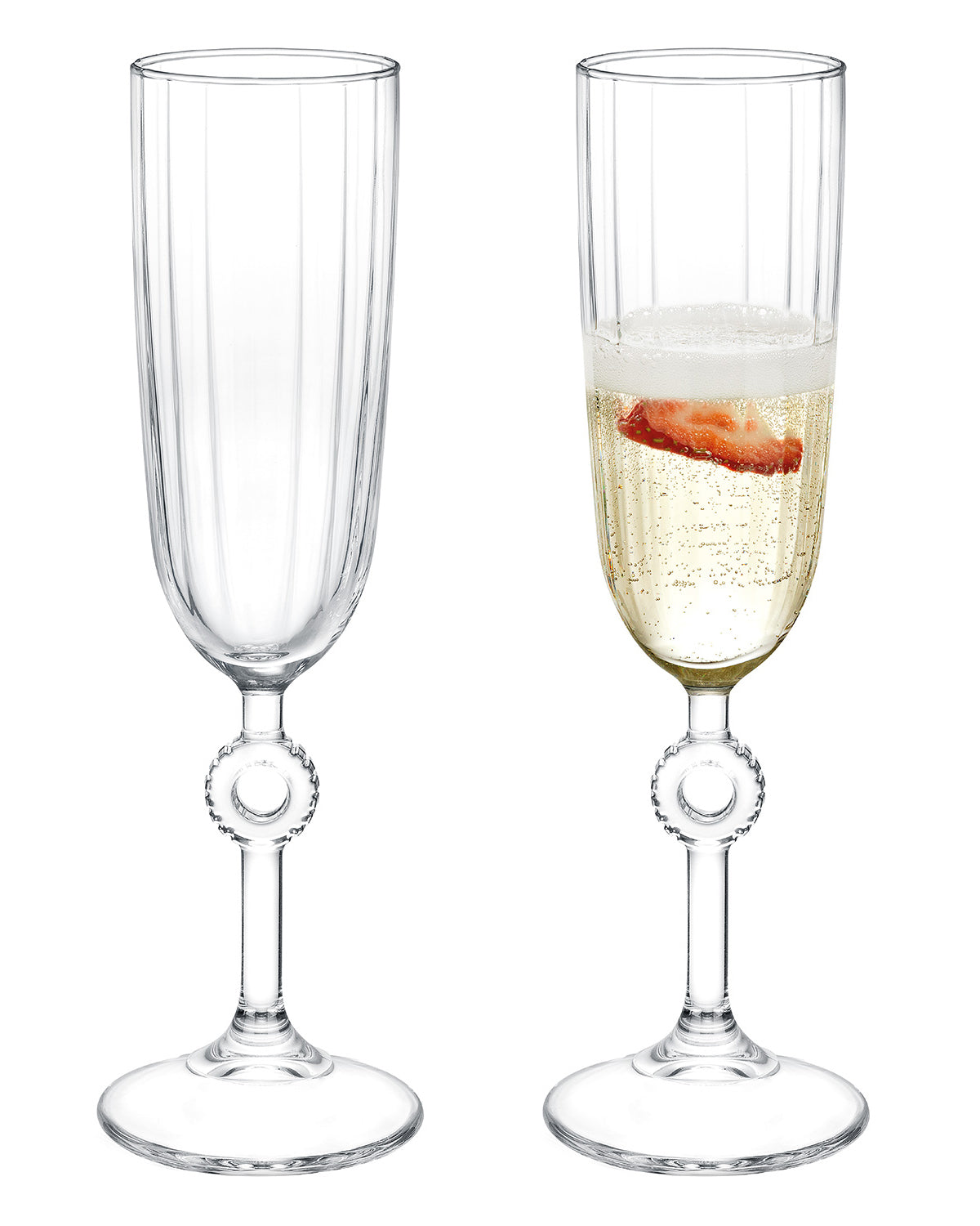 Lavinia 4-piece Champagne Glass Set - Madame Coco JO