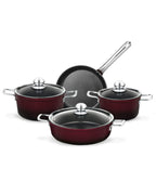 Titanium Professional Cookware Set 7 Pieces - Madame Coco JO