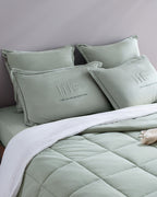 Cassis Cotton Comforter Set - Madame Coco JO