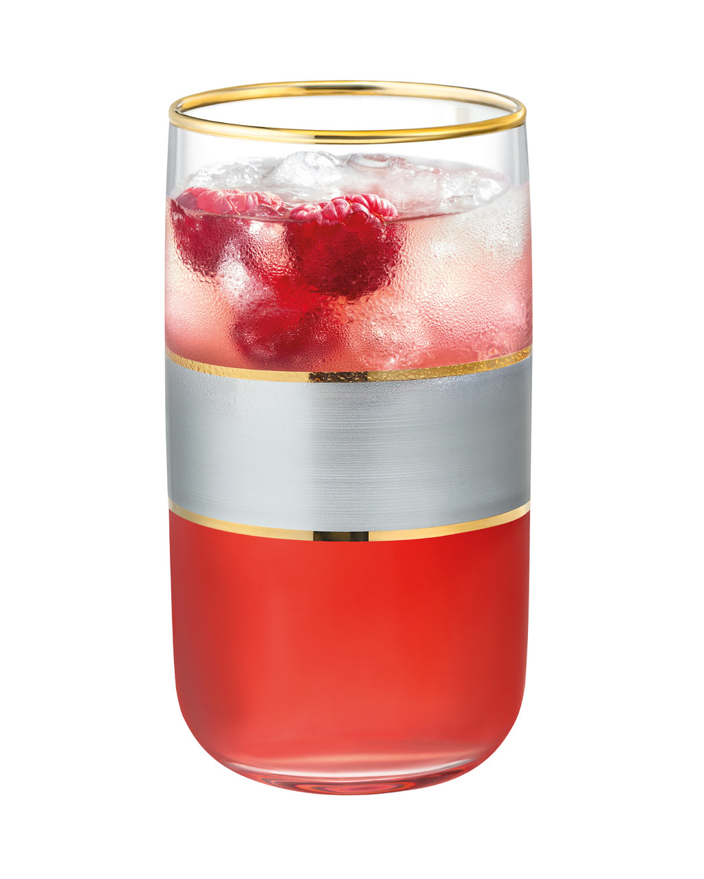 Musette - Heike Platinium 4-piece Beverage Glass Set - 365ml - Madame Coco JO