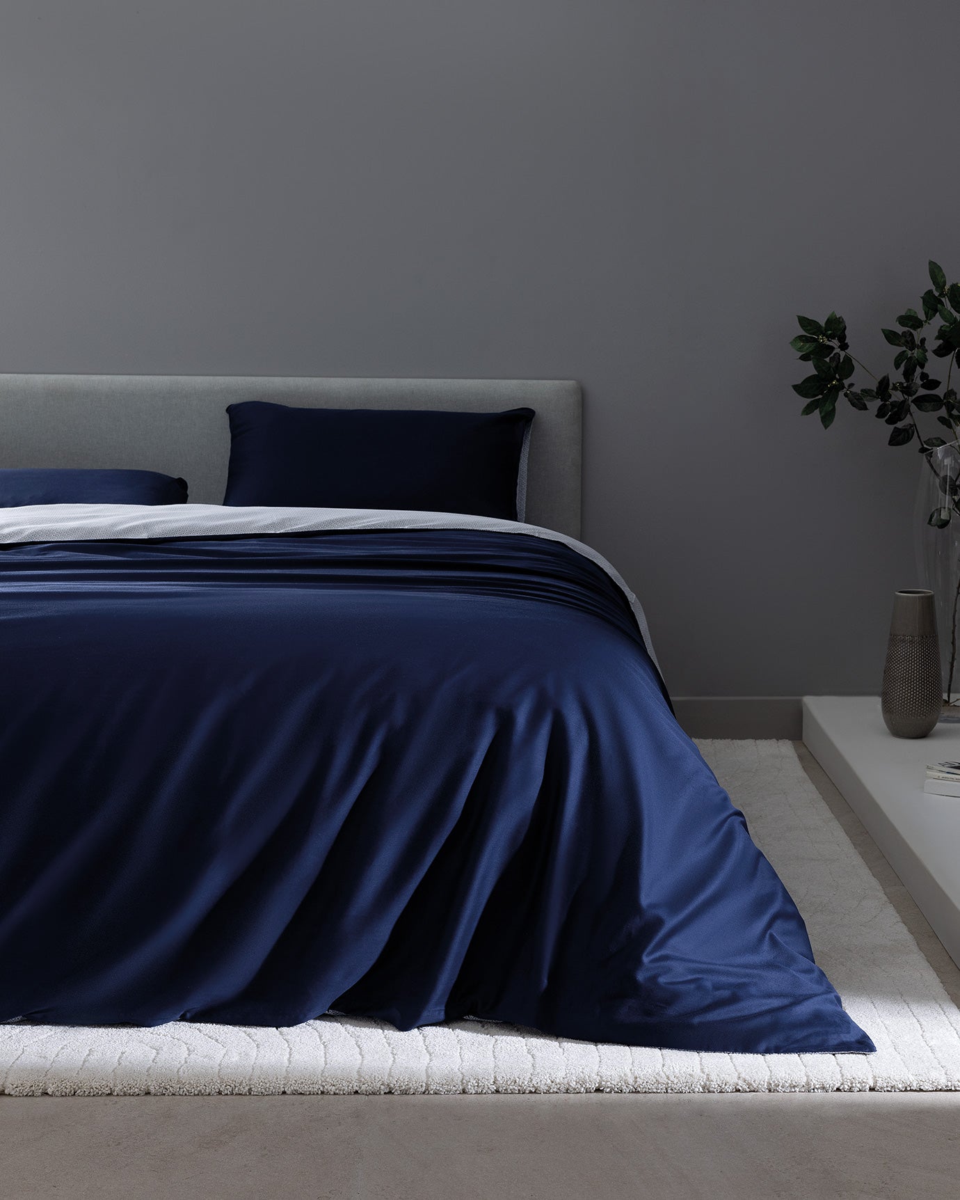 Coyne King Size Printed Satin Duvet Cover Set - Madame Coco JO