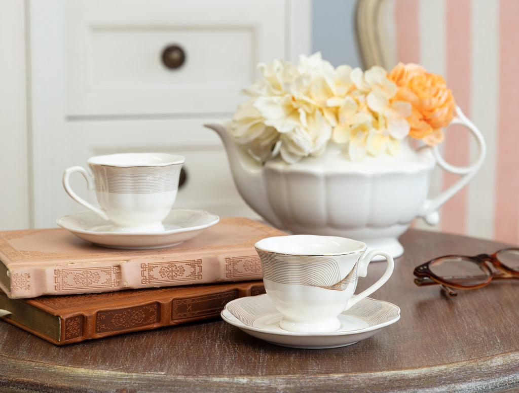 Piquant 4-piece Coffee Cup Set - Madame Coco JO