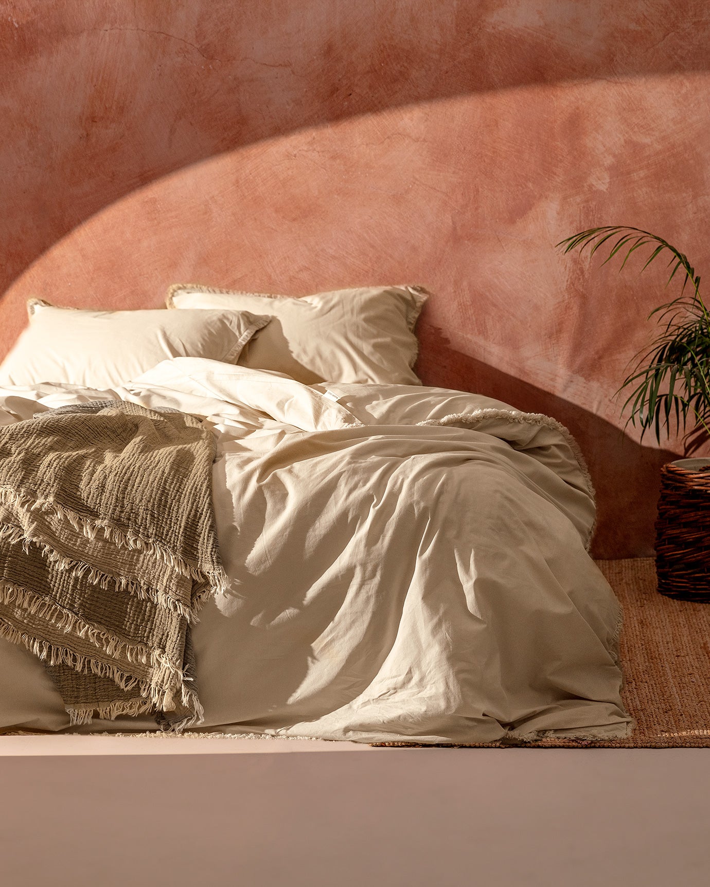 Sona Double Size Tasselled Duvet Cover Set - Madame Coco JO