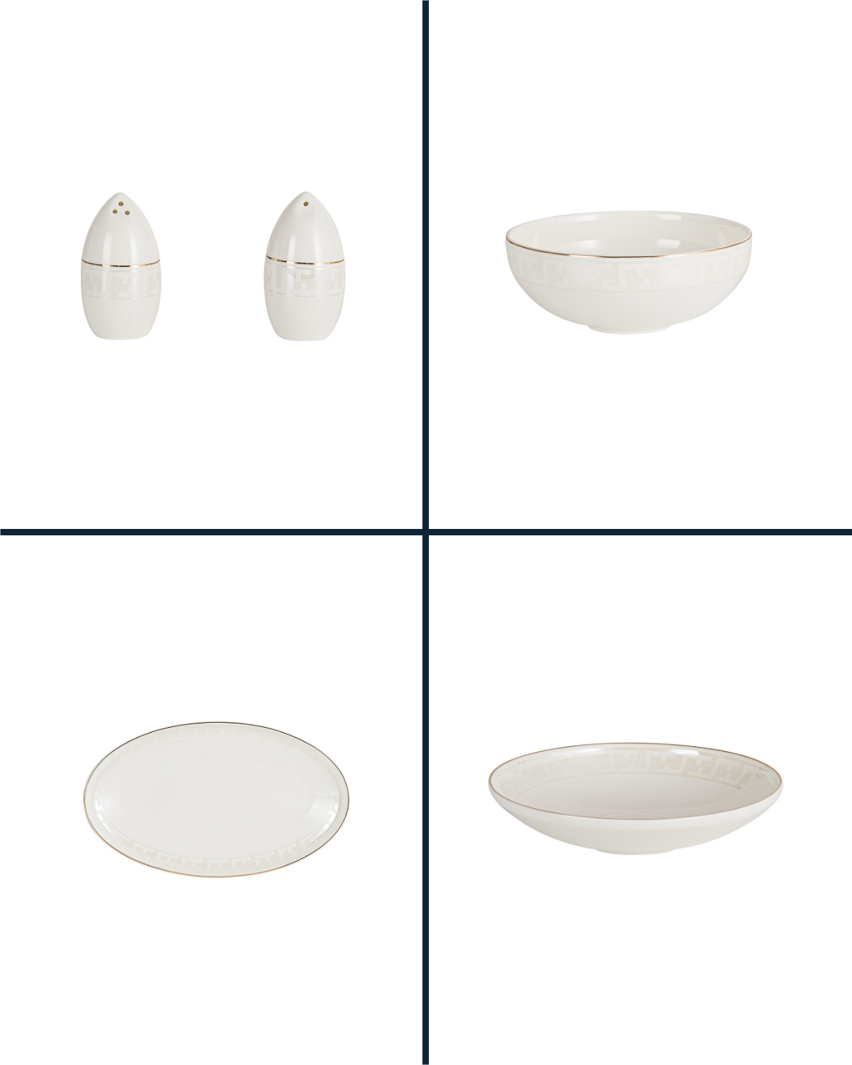 Merlin 56 Piece Dinner Set - Madame Coco JO