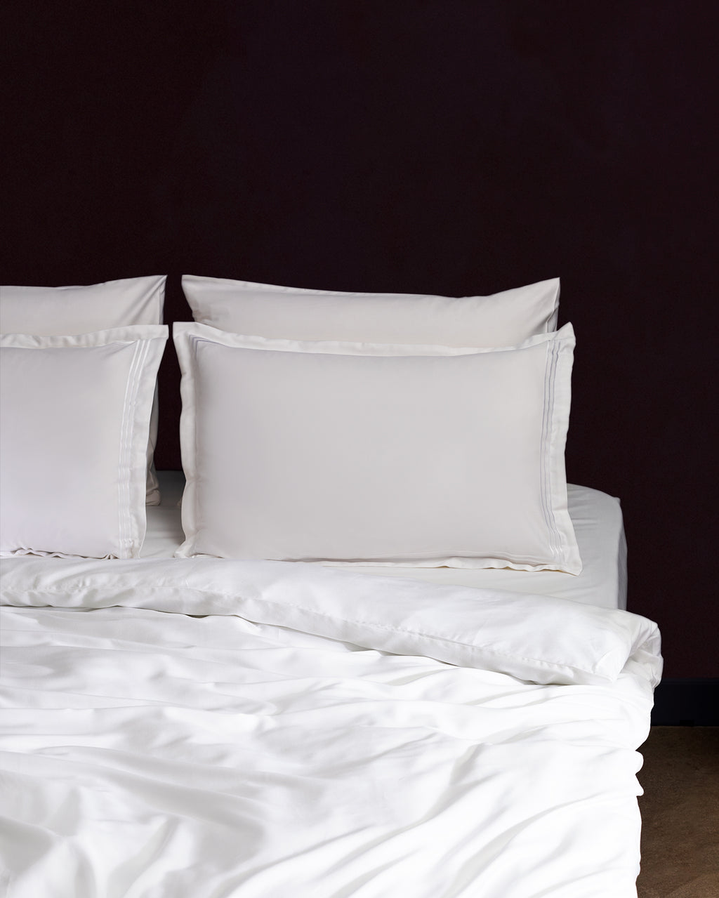 Clarette Double Size Bamboo Satin Duvet Cover Set - Madame Coco JO