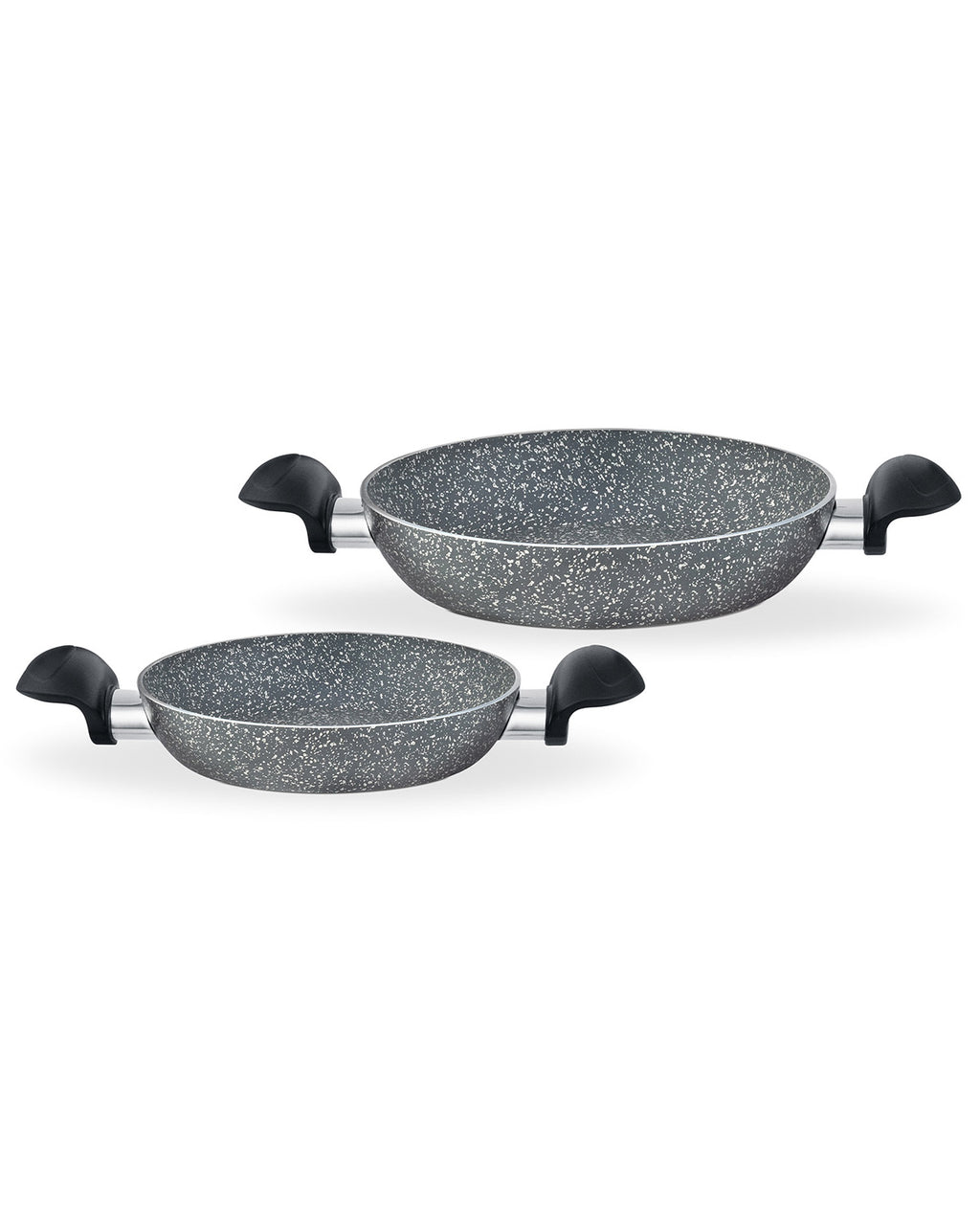 Gordes Granite Look Shallow Pan Set 2 Pieces - Madame Coco JO