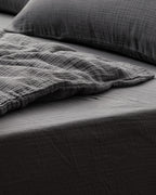 Marla Muslin Superking Size Duvet Cover Set - Fitted - Madame Coco JO