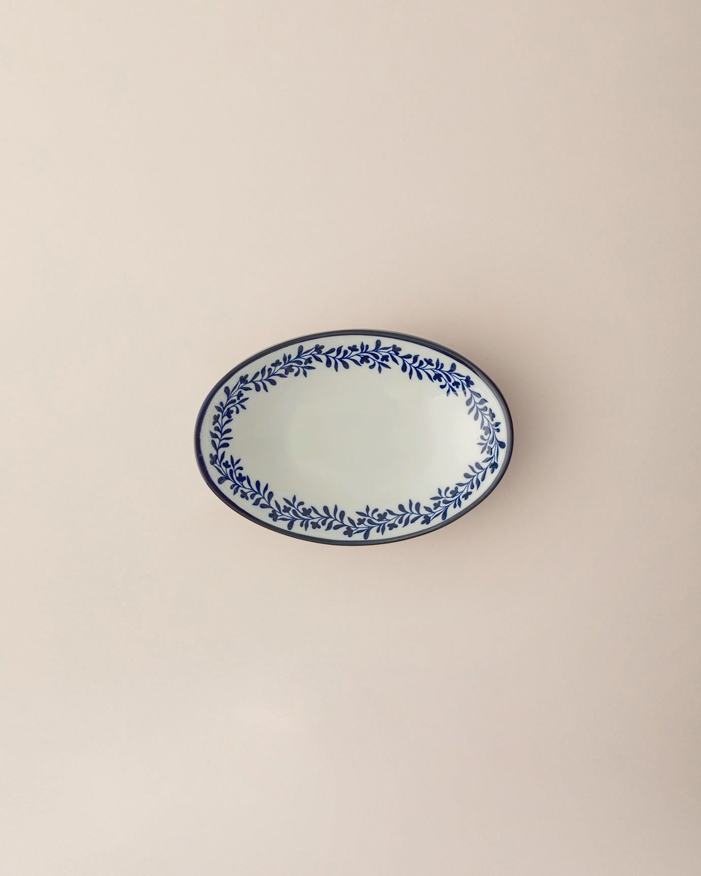 Reve Bleu Orva Oval Plate - Madame Coco JO