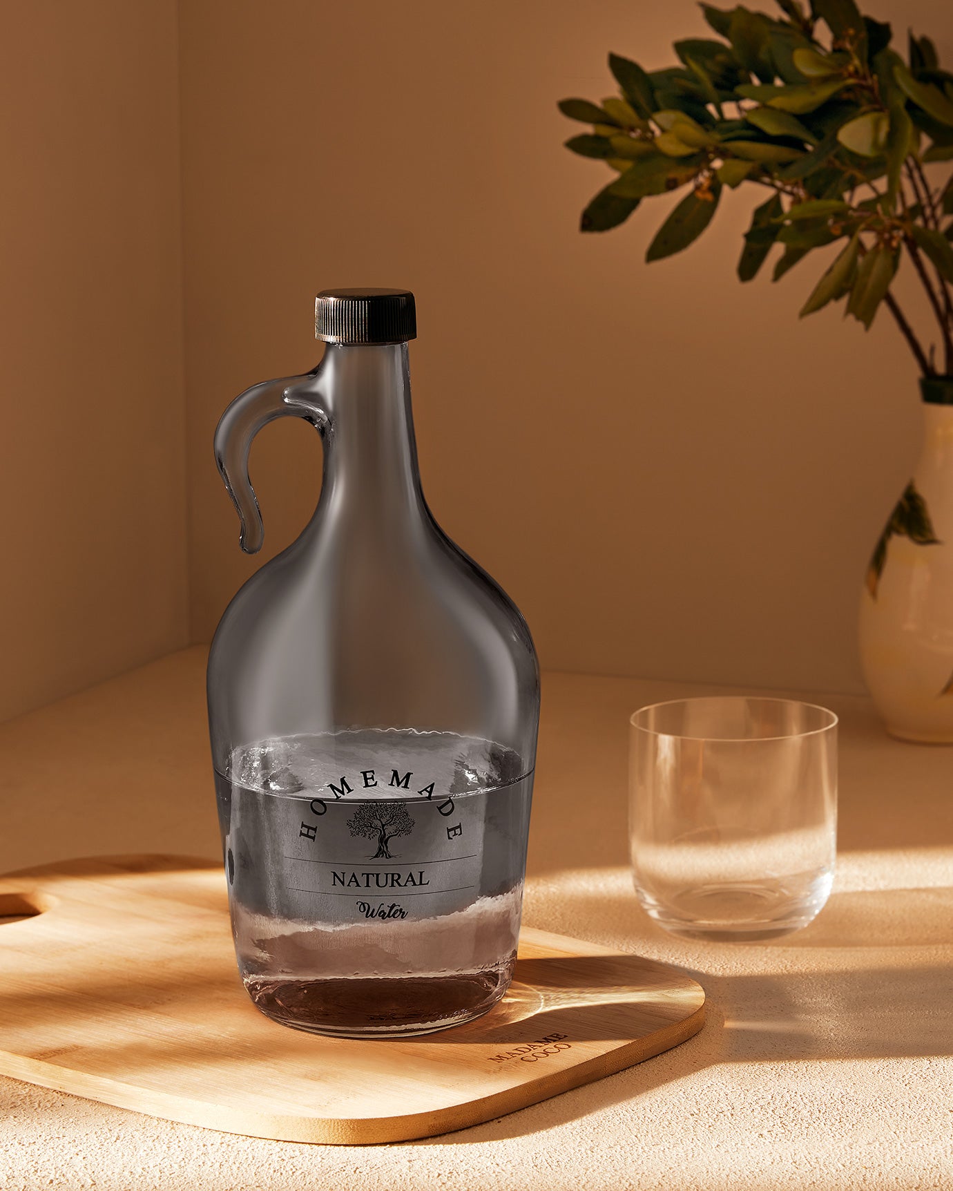 Maud Gallon Glass Water Jug 1500ml - Madame Coco JO